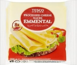 Tesco Emmental tavený plátkový syr 150g