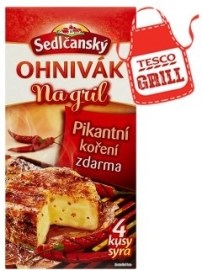 Tesco Sedlčanský Ohnivák na gril s korením 4x100g