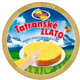 Tatranská Mliekareň Tami Tatranské zlato mäkký zrejúci polotučný syr