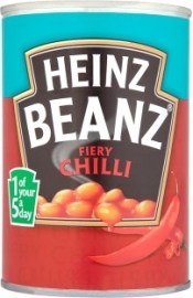 Maresi Heinz Varená fazuľa v rajčinovej omáčke ochutenej čili 390g