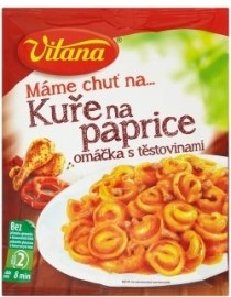Vitana Máme chuť na... Kura na paprike omáčka s cestovinami 167g