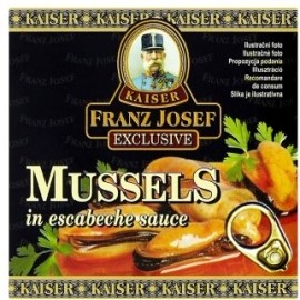 Escurís Kaiser Franz Josef Exclusive Mušle v náleve escabeche 80g