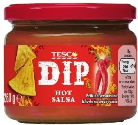 Tesco Paradajková salsa s čili papričiek jalapeño a sladkých paprík 260g