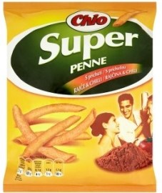 Intersnack Chio Super penne s príchuťou rajčina & chilli 60g