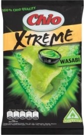 Intersnack Chio Xtreme Smažené zemiakové lupienky s príchuťou wasabi 70g