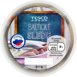 Ryba Žilina Tesco Baltické slede 400g