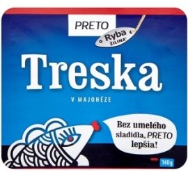 Ryba Žilina Treska v majonéze 140g