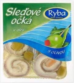 Ryba Košice Sleďové očká v oleji s olivou 160g
