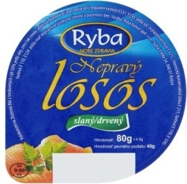 Ryba Košice Nepravý losos slaný drvený 80g