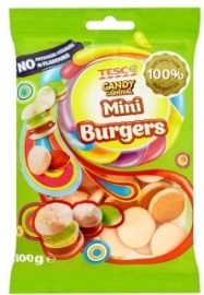 Tesco TS Burgers 100g
