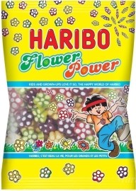 Haribo Flower power želé s ovocnými príchuťami 90g