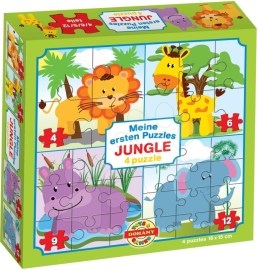 Dohány Moje prvé puzzle Džungľa 4v1