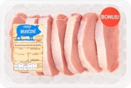 Tesco Čerstvé mäso bravčové karé bez kosti plátky 720g