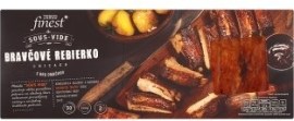 Tesco Finest Sous - vide bravčové rebierko s BBQ omáčkou 370g