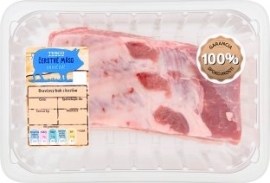 Tesco Čerstvé mäso bravčový bok s kosťou chladený