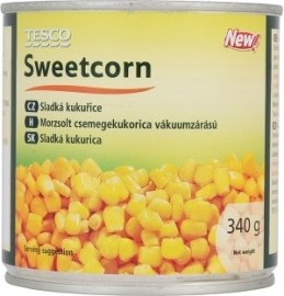 Tesco Sladká kukurica 340g