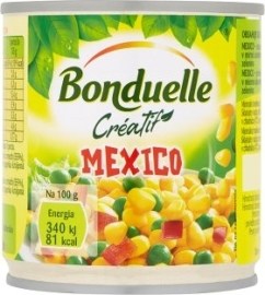 Bonduelle Créatif Mexico zeleninová zmes vákuovaná v mierne slanom náleve 170g