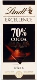 Lindt & Sprüngli Excellence 70% horká čokoláda 100g