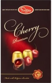 Chocosuc Partner Deva Cherry Premium bonbóny z belgickej horkej čokolády 145g
