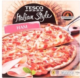 Tesco Italian Style Šunková pizza 320g