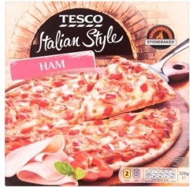 Tesco Italian Style Šunková pizza 320g