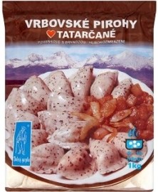 Tatraprim Dobrý gazda Vrbovské pirohy Tatarčané pohánkové s bryndzou hlbokozmrazené 1000g