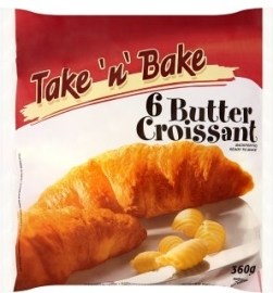 Bidvest Take'n'Bake Croissant maslový 360g