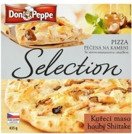 Frosta Don Peppe Selection Pizza kuracie mäso & shiitake 435g