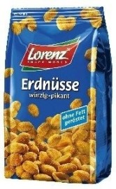 Lorenz Arašidy lúpané, na sucho pražené, korenené 150g