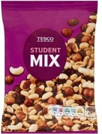 Tesco Student mix 250g