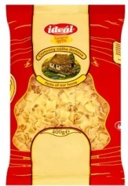 Europasta Ideál Cestoviny bezvaječné fliačky nové veľké 400g