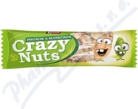 Druid Crazy Nuts Tyčinka so slnečnicovými semienkami, mandľami, arašidmi a pistáciovými orieškami 30g