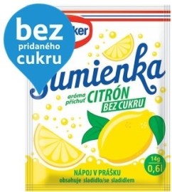 Dr.Oetker Šumienka citrón nápoj v prášku bez cukru 14g