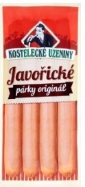 Kostelecké Uzeniny Javořické párky originál 180g