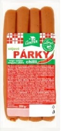 Alfa Bio Lunter Sójové párky chilli 200g