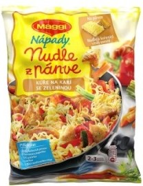 Nestlé Maggi Nápady Rezance z panvice Kuracie mäso na karí so zeleninou 185g