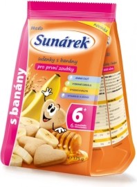 Hero Sunarka Medové sušienky s banánmi pre prvé zúbky 175g