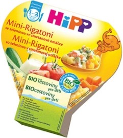 Hipp Bio mini rigatoni so zeleninou v smotanovej omáčke 250g