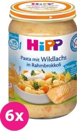 Hipp Cestoviny s lososom, brokolicou a smotanou 250g