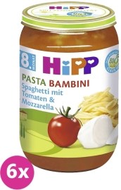 Hipp Bio Pasta bambini rajčiny so špagetami a mozzarellou 220g