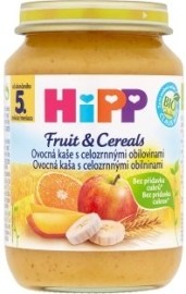 Hipp Bio ovocná kaša s celozrnnými obilninami 190g