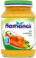 Hame Hamánek Kurča so zeleninou a ryžou detský príkrm 190g - cena, porovnanie