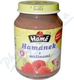 Hame Hamánek Ovocný príkrm s malinami 190g