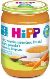 Hipp Bio kuracia polievka s pšeničnou krupicou 190g