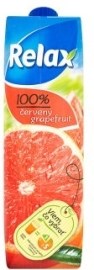 Maspex Relax 100% červený grapefruit 1000ml