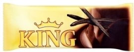 Ledo King classic vanilkový mrazený krém s polevou z mliečnej čokolády 120ml