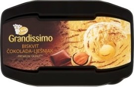 Ledo Grandissimo Čokoláda a sušienka 900ml
