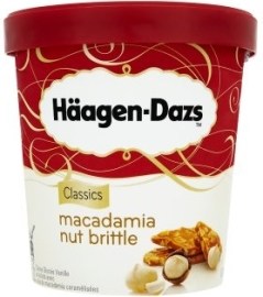 General Mills Häagen-Dazs Mrazený krém s vanilkovou príchuťou a karamelizovanými makadamovými orechmi 500ml