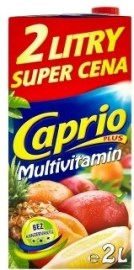 Maspex Caprio Plus Multivitamín nesýtený ovocný nápoj 2l