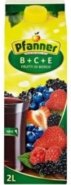 Hermann Pfanner Getränke BCE ovocný nápoj z bobuľového a lesného ovocia 2l
